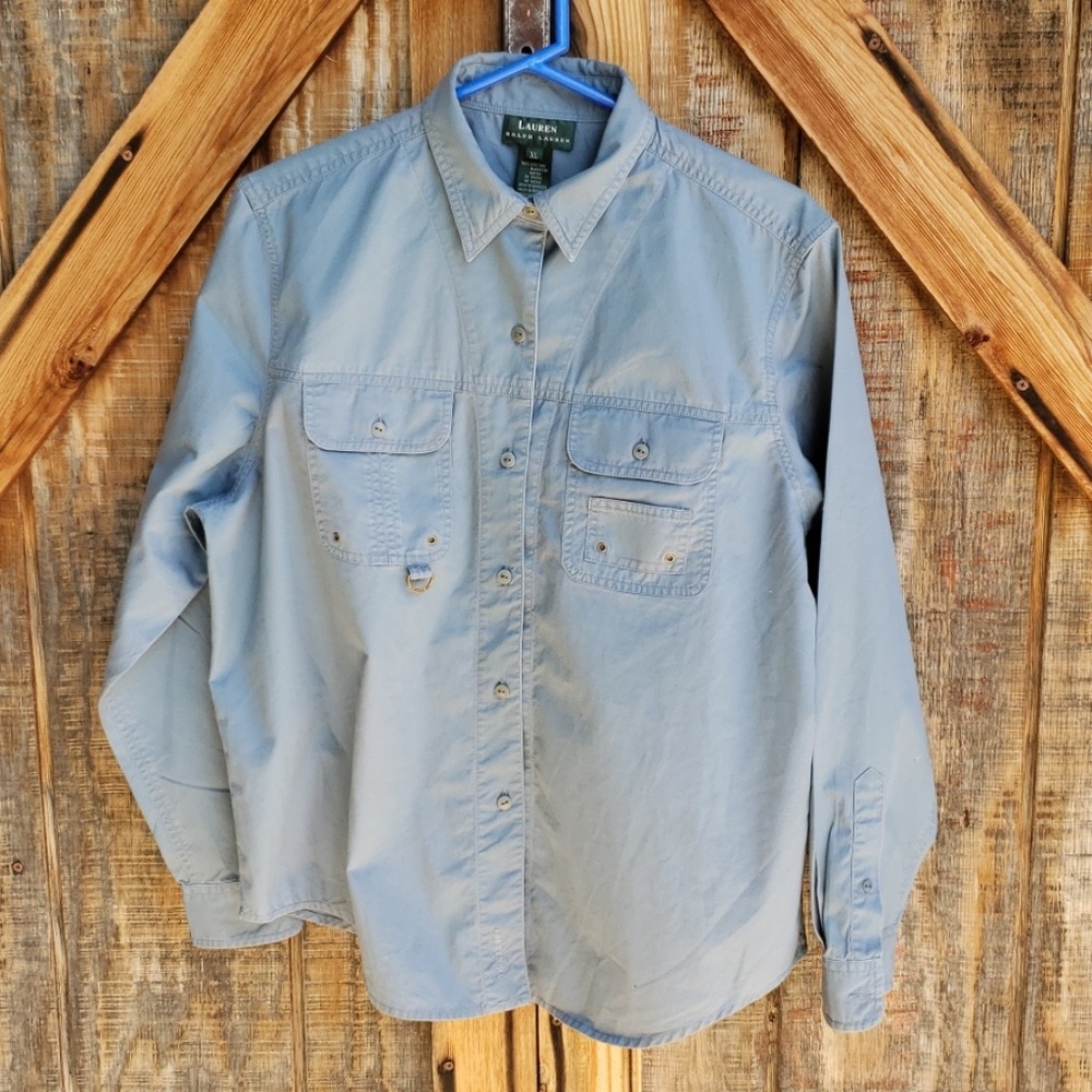 Lauren Ralph Lauren Unique Button Down Shirt XL